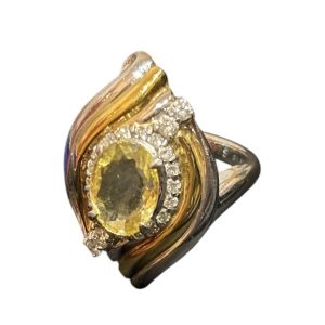 K18/Pt850 プラチナベース コンビリング